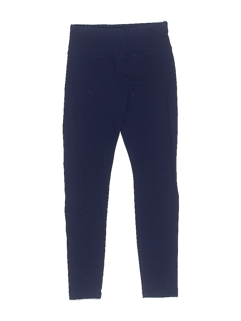 Justice Solid Blue Leggings Size 10 - photo 1