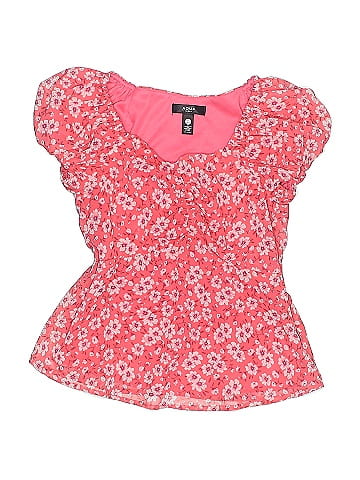Aqua Short Sleeve Top (view 1)