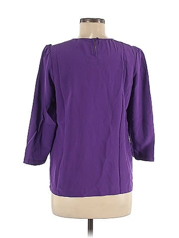 Tegan 3/4 Sleeve Silk Top (view 2)
