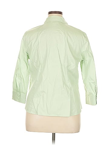 Jones New York Signature 3/4 Sleeve Button-Down Shirt (view 2)