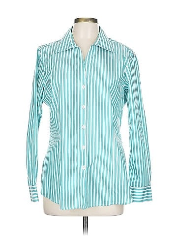 Foxcroft Long Sleeve Button-Down Shirt (view 1)
