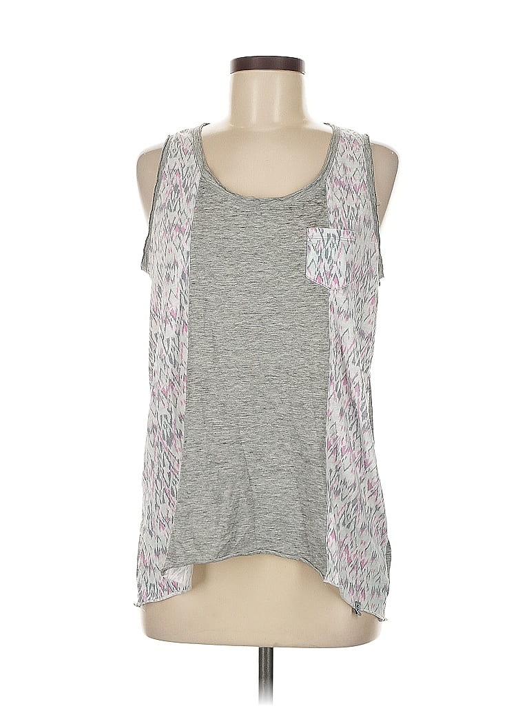 Pre-owned Marc New York Tank Top Gray Halter Neckline Tops