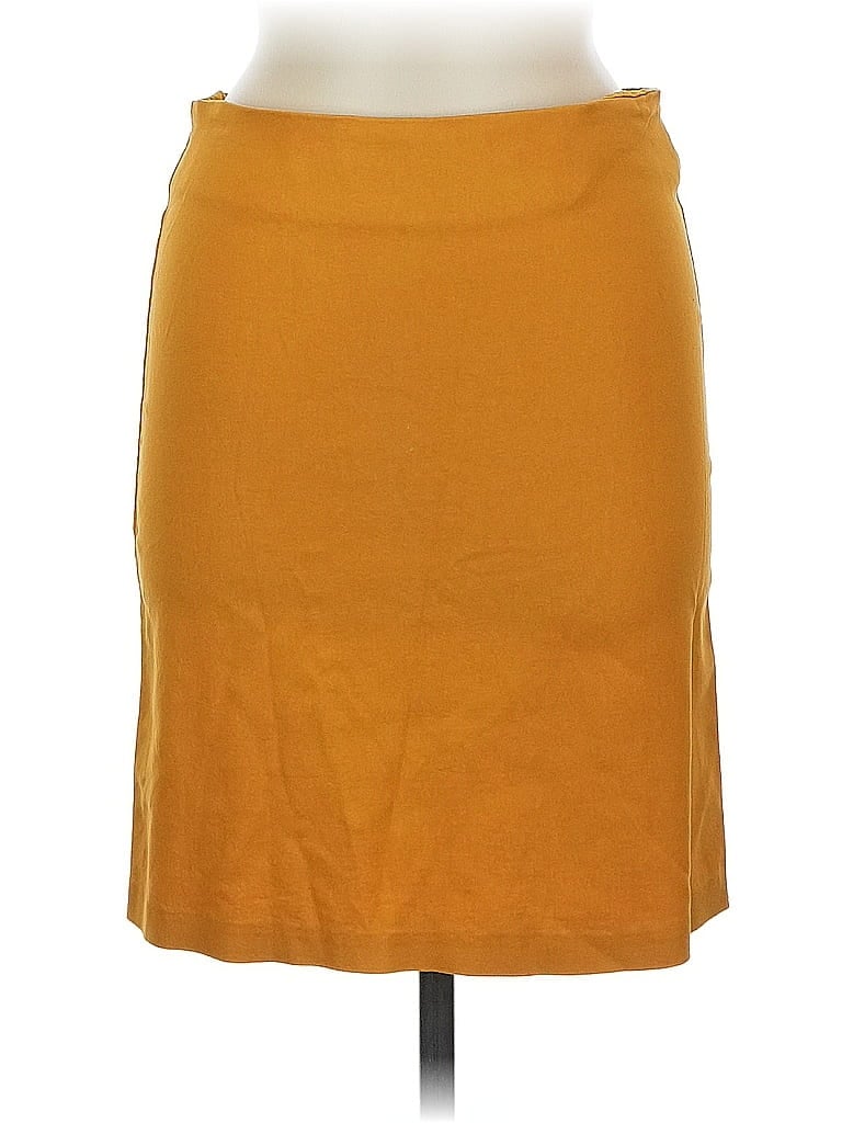Pre-owned Unbranded Casual Skirt In Orange