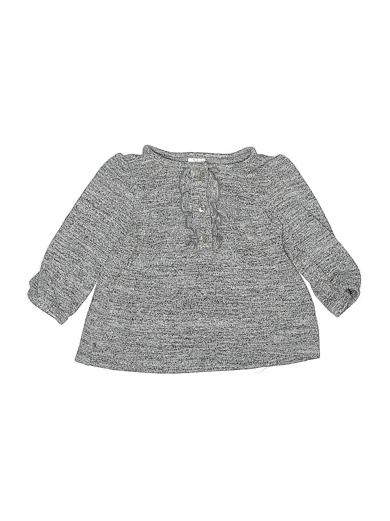 Just One You Made by Carter's Gray Long Sleeve Top 3-6 MO / 6 MO - photo 1