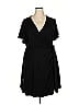 White Birch Solid Black Casual Dress Size 3X - photo 1