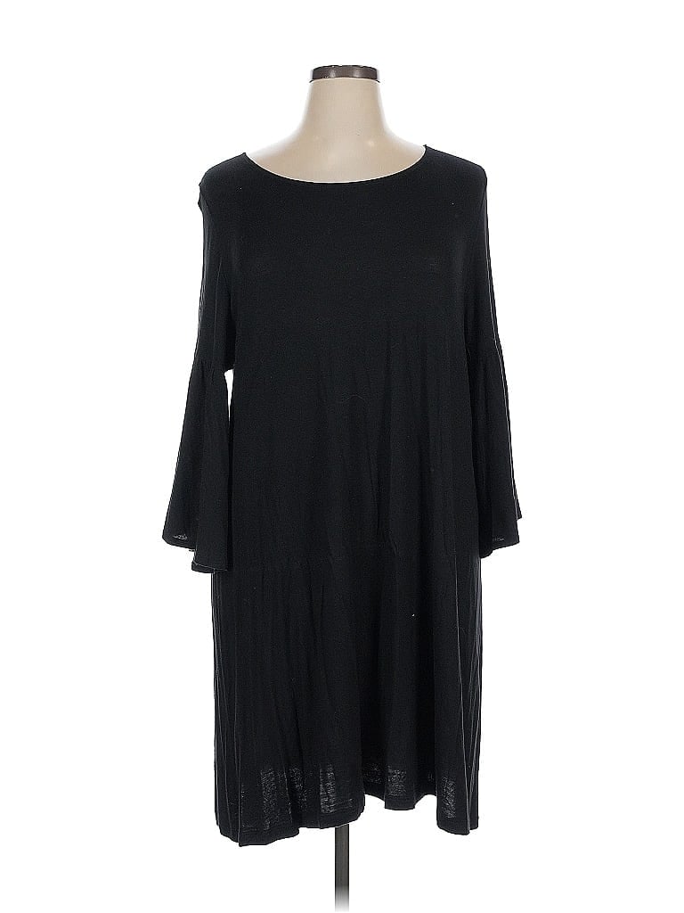 Azules Black Casual Dress Size XL - photo 1