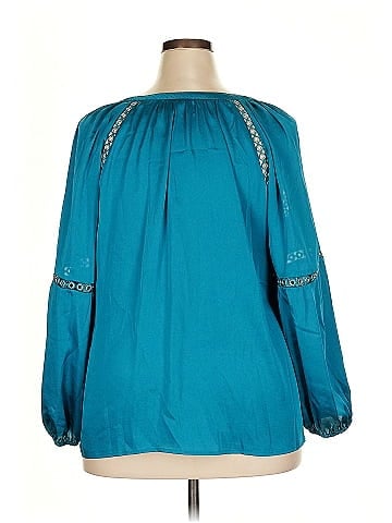 INC International Concepts 3/4 Sleeve Blouse (view 2)
