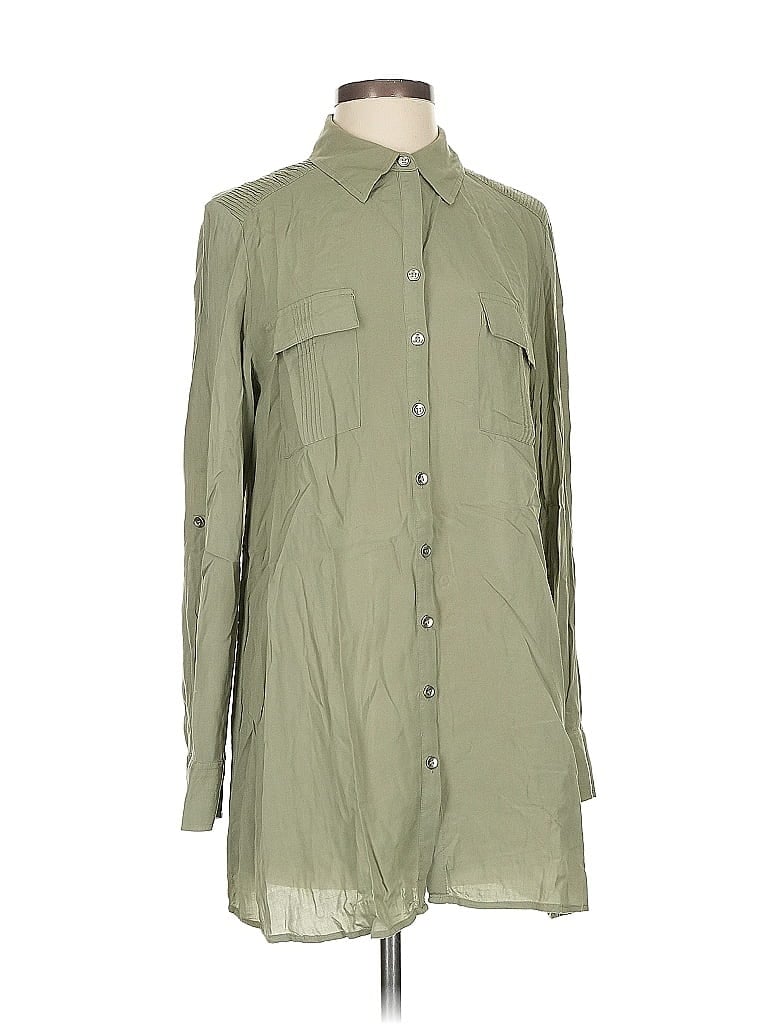 Pre-owned Chico's Casual Dress In Green