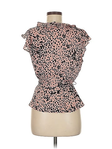 Aqua Short Sleeve Blouse (view 2)