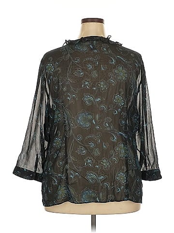 Sag Harbor 3/4 Sleeve Blouse (view 2)