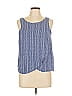 Gap Outlet 100% Viscose Rayon Blue Sleeveless Blouse Size L - photo 1