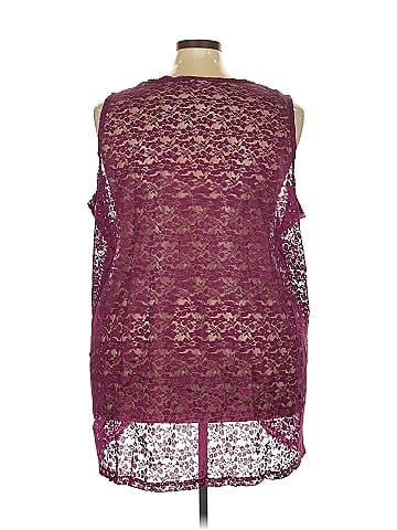 LOGO by Lori Goldstein Sleeveless Blouse (view 2)