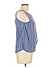 Gap Outlet 100% Viscose Rayon Blue Sleeveless Blouse Size L - photo 3