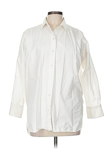 Everlane 3/4 Sleeve Button-Down Shirt (view 1)
