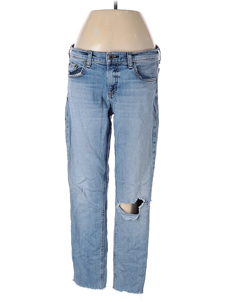 Rag & Bone/JEAN Hearts Blue Jeans Size 26 waist - photo 1