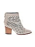 Rebecca Minkoff Ivory Gray Ankle Boots Size 8 1/2 - photo 1