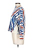 LA MAILLE SEZANE Paris Tie-dye Blue Pullover Sweater Size L - photo 5