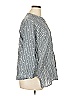 Johnny Was Gray 3/4 Sleeve Blouse Size 1X - photo 3