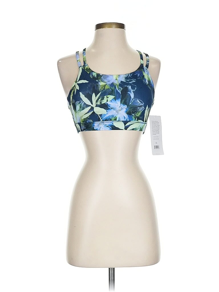 Gottex Tank Top Blue Halter Neckline Tops In Multi