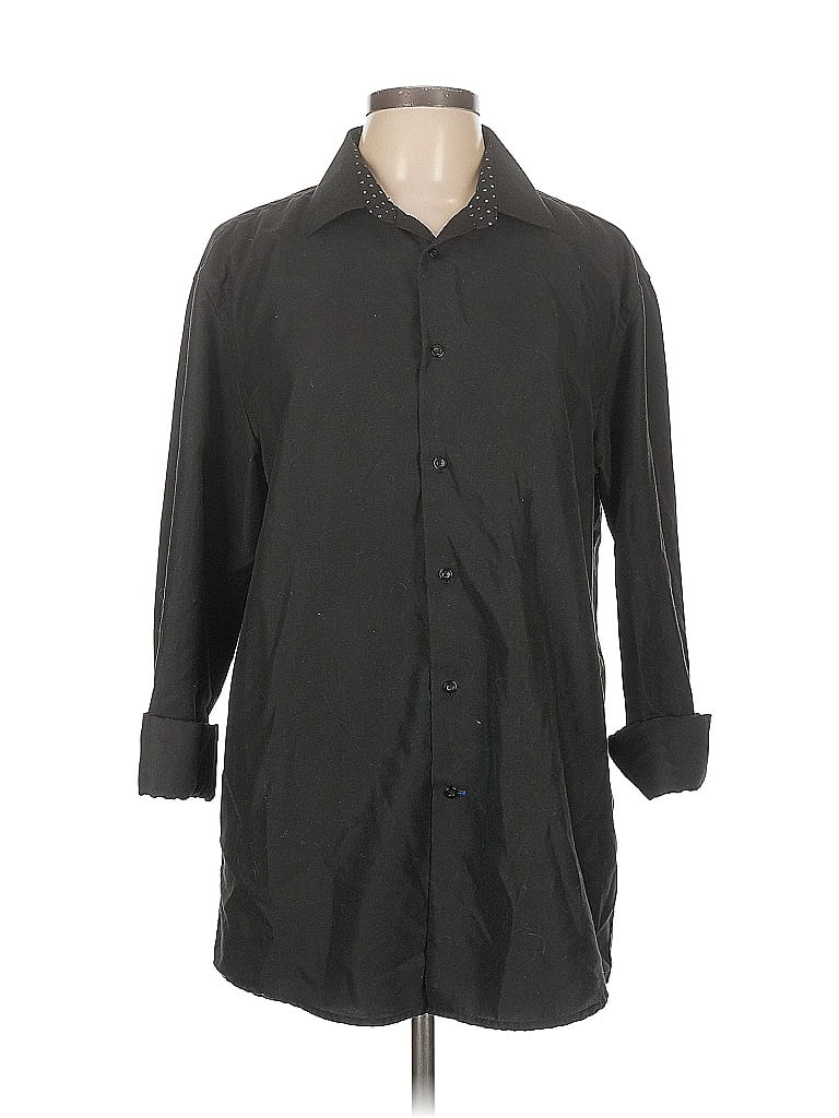 Pre-owned Nicole Miller 3/4 Sleeve Blouse In Black