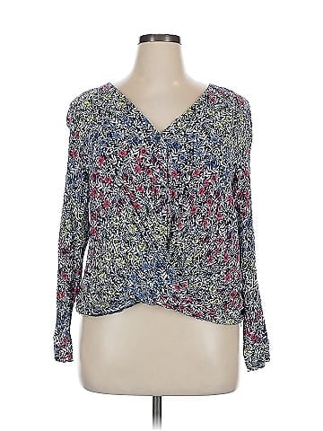 a.n.a. A New Approach Long Sleeve Blouse (view 1)