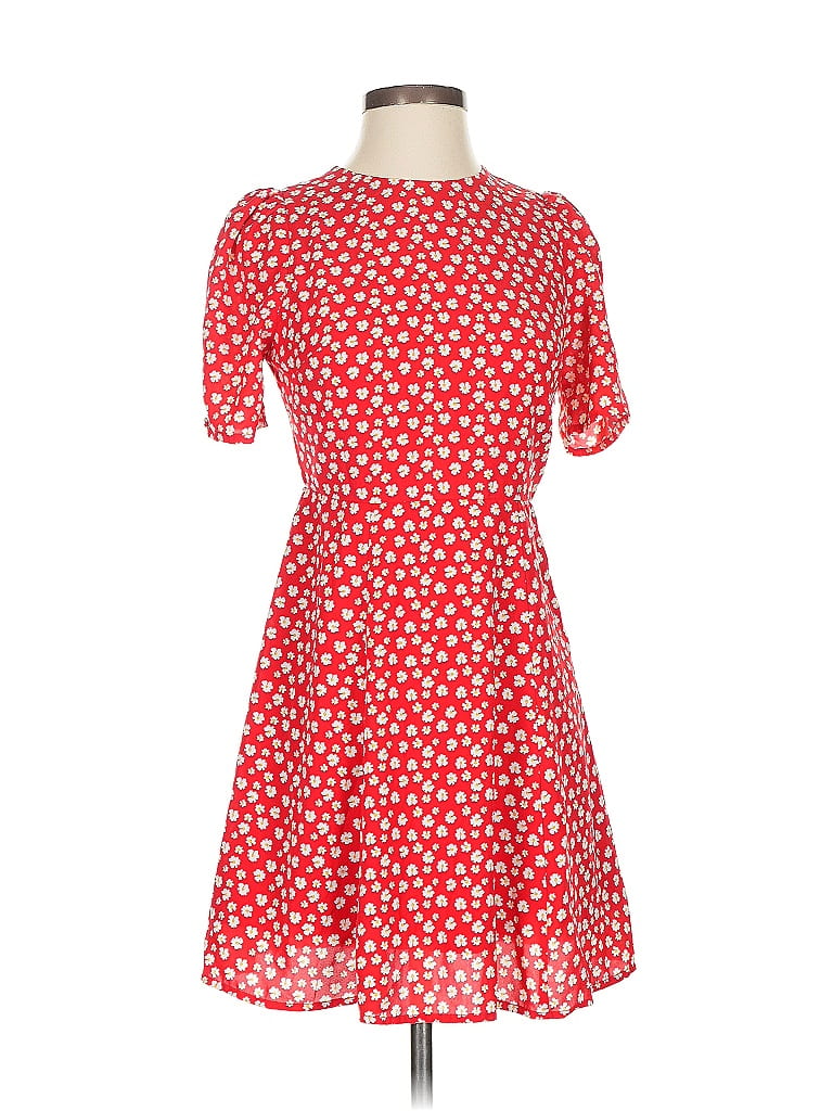Commense Hearts Red Casual Dress Size XS - photo 1
