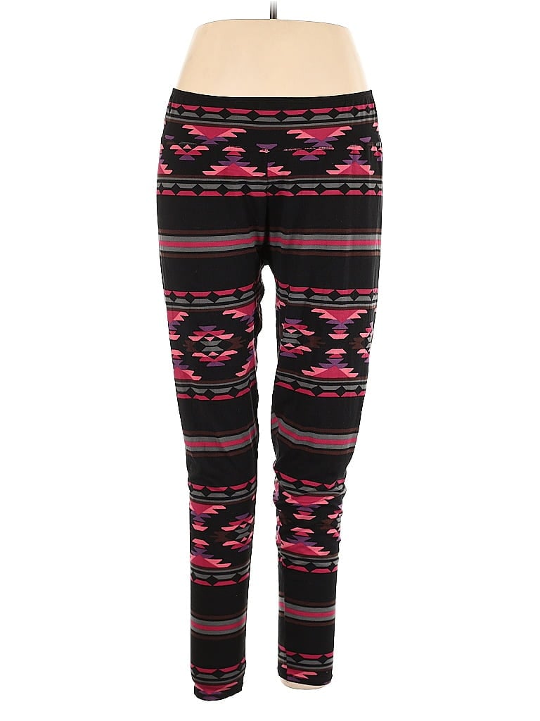 Newport News Argyle Black Active Pants Size XL - photo 1