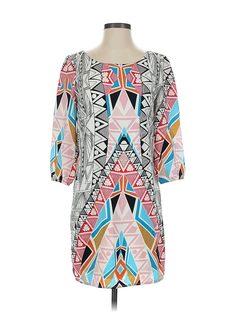 Pre-owned Pink Owl Casual Dress In Gray