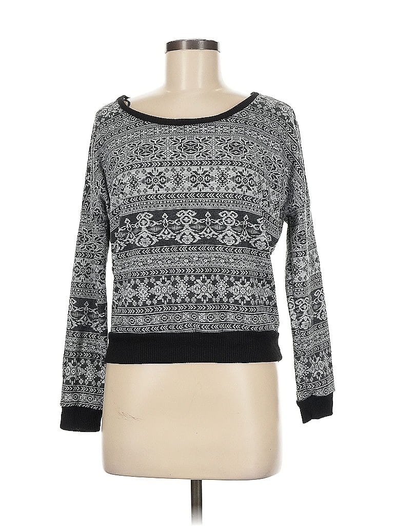 Pre-owned Forever 21 Pullover Sweater In Gray