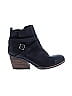 Korks Blue Black Ankle Boots Size 8 1/2 - photo 1