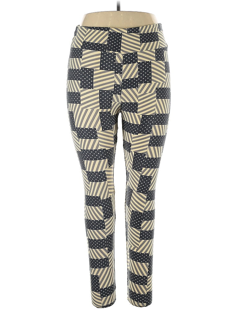 Pre-owned Lularoe Leggings In Gold