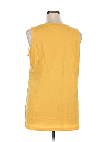 LOGO by Lori Goldstein Sleeveless T-Shirt (view 2)