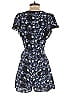Sandro 100% Viscose Paisley Blue Romper Size 36 waist - photo 2