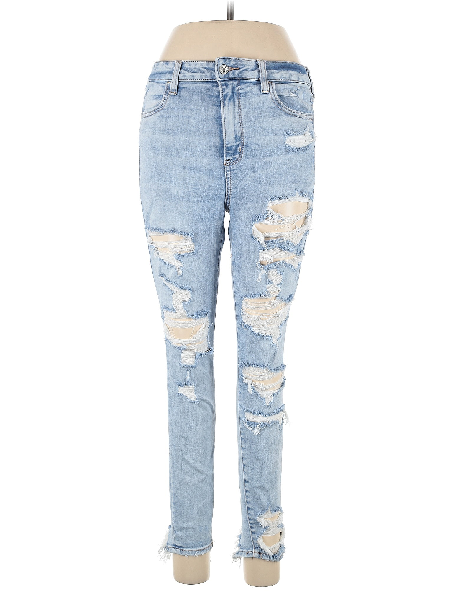American Eagle Outfitters Hearts Blue Jeans Size 10