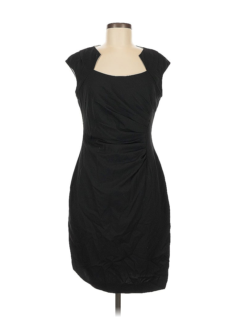 Calvin Klein Women's Sleeveless Above the Knee Body Con Cocktail Dress Black Size 8