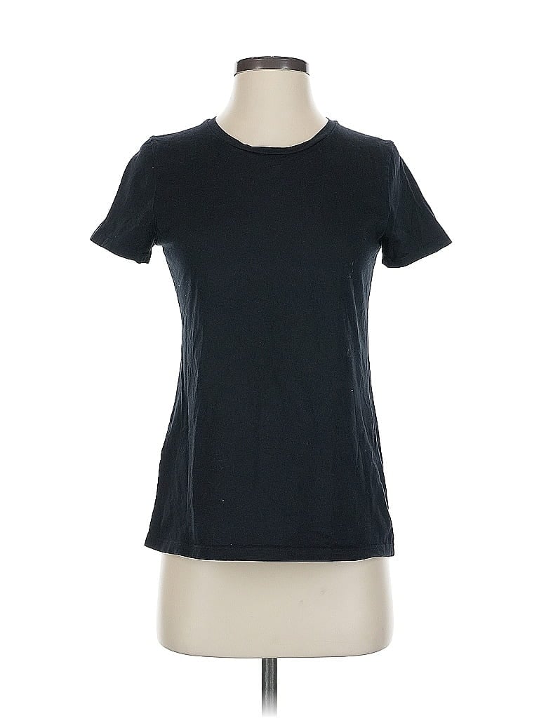 Pre-owned Banana Republic Short Sleeve T-shirt In Black