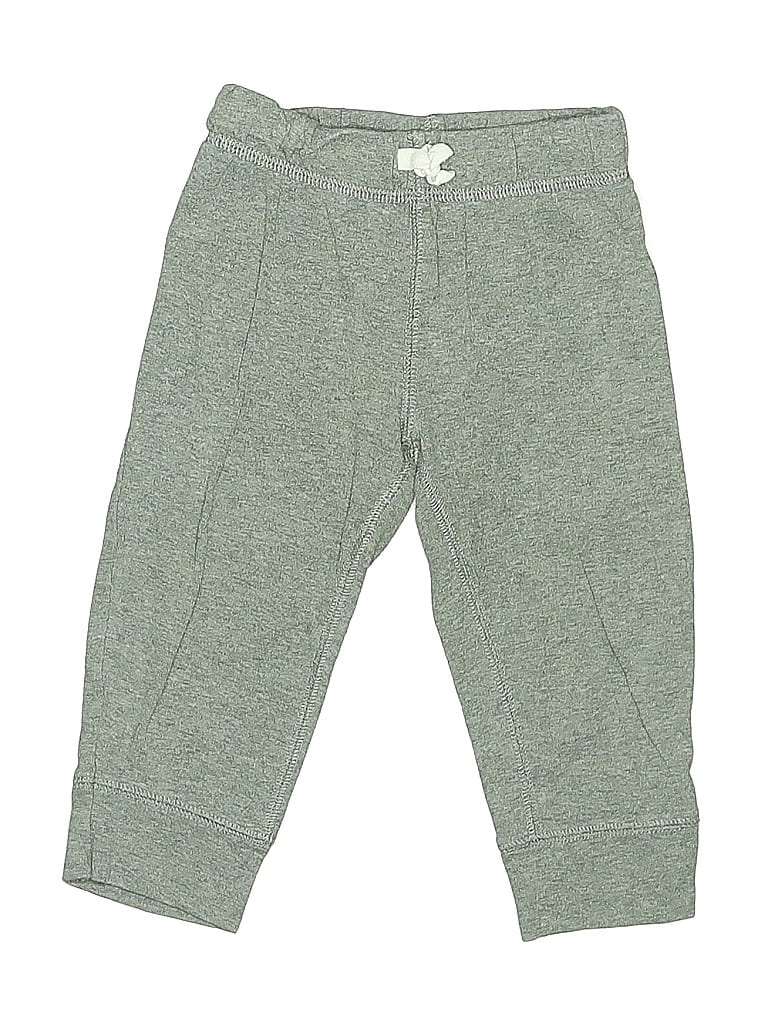 Carter's 100% Cotton Solid Gray Casual Pants 12-18 MO / 18 MO - photo 1