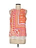 Rose + Olive 100% Polyester Orange Sleeveless Blouse Size M - photo 1