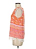 Rose + Olive 100% Polyester Orange Sleeveless Blouse Size M - photo 5