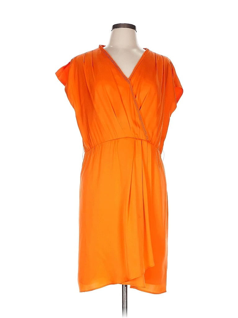 Pre-owned Antonio Melani Cocktail Dress In Orange