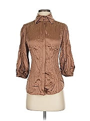 Bebe 3/4 Sleeve Silk Top