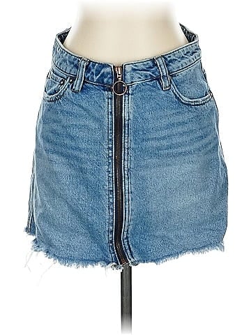 We the Free Denim Skirt (view 1)