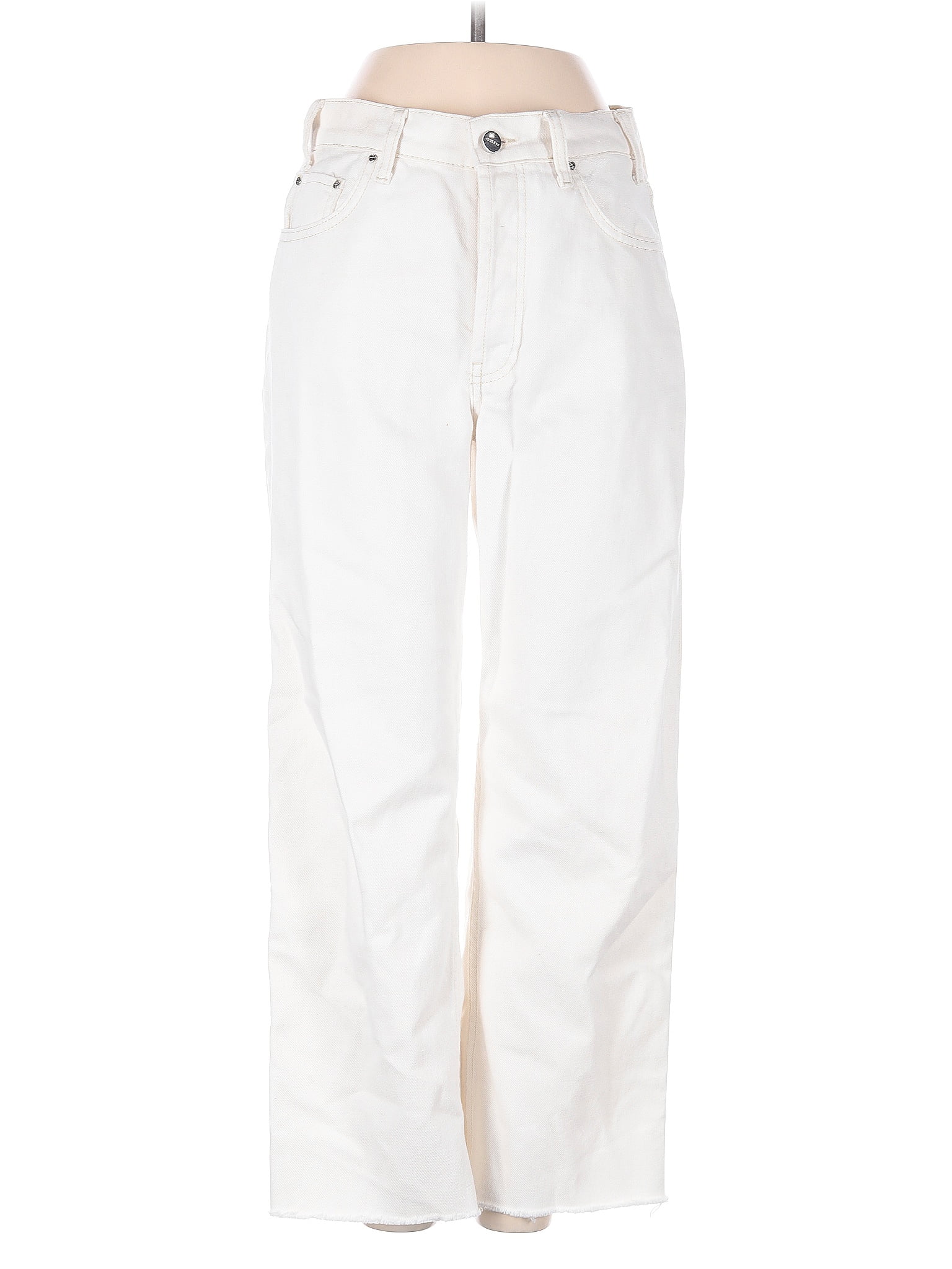 Anine Bing Ivory Jeans Size 24 waist