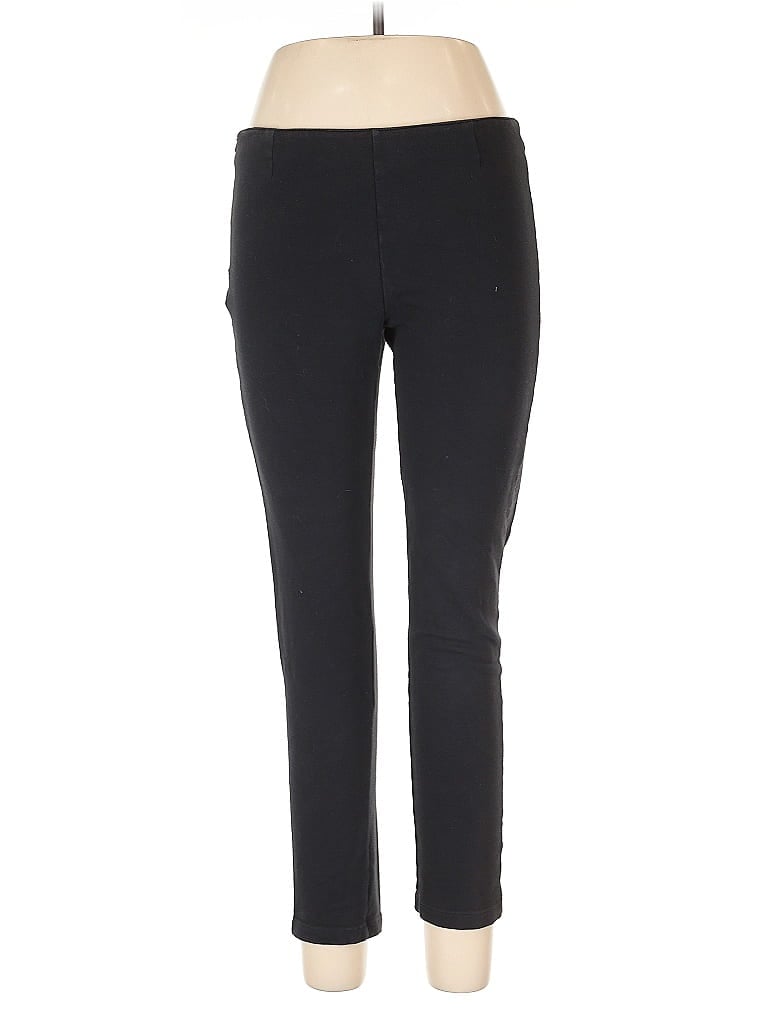 Newport News Solid Black Active Pants Size L - photo 1