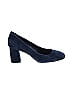 Lafayette 148 New York Blue Black Heels Size 11 - photo 1