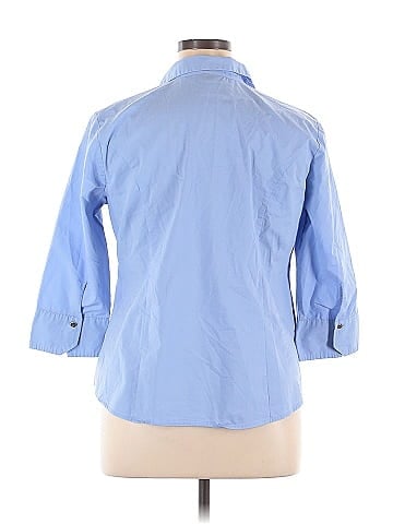 Dana Buchman 3/4 Sleeve Button-Down Shirt (view 2)