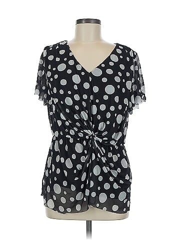 Isaac Mizrahi LIVE! Short Sleeve Blouse (view 1)
