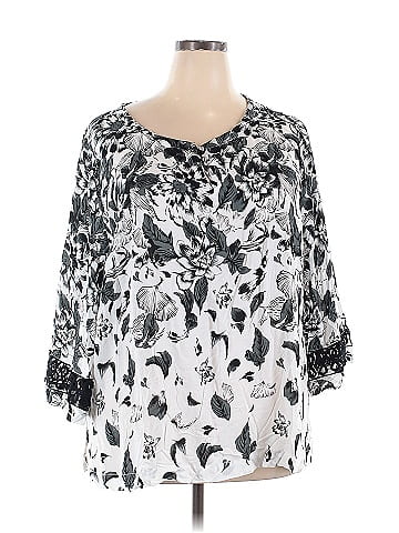Isaac Mizrahi LIVE! 3/4 Sleeve Blouse (view 1)