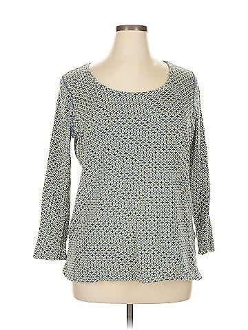 T by Talbots 3/4 Sleeve Top (view 1)