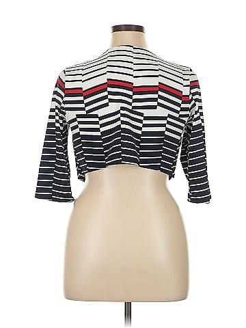 ELOQUII 3/4 Sleeve Button-Down Shirt (view 2)